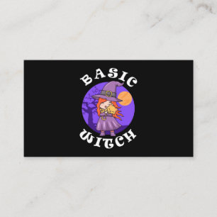 Halloween Gift   Basic Witch Business Card