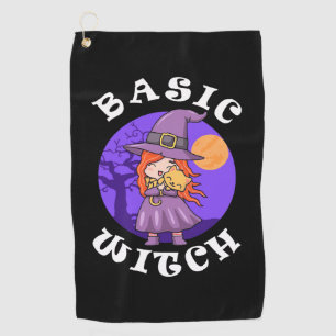 Halloween Gift   Basic Witch Golf Towel