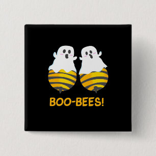 Halloween Gift Boo Bees 15 Cm Square Badge