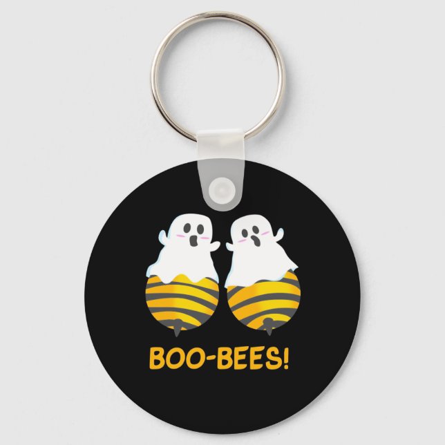 Halloween Gift | Boo Bees Key Ring (Front)