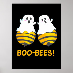 Halloween Gift   Boo Bees Poster