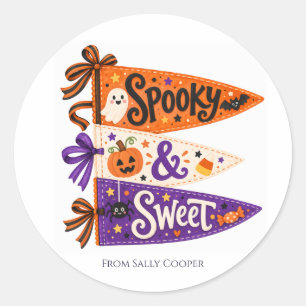 Halloween Gift Classic Round Sticker