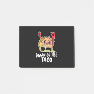 Halloween Gift Dawn Of The Taco Halloween Post-it Notes