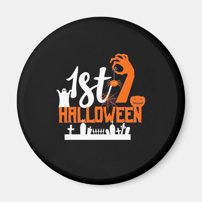 Halloween Gift | First Halloween Magnet (Front)