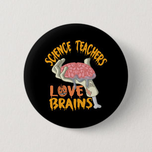 Halloween Gift For Science Teachers Funny T-Shirt 6 Cm Round Badge