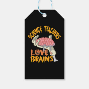 Halloween Gift For Science Teachers Funny T-Shirt Gift Tags