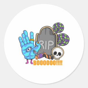Halloween Gift Shirt Nightmare Before Christmas Classic Round Sticker