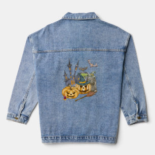 Halloween Gift Shirt Nightmare Before Christmas Denim Jacket