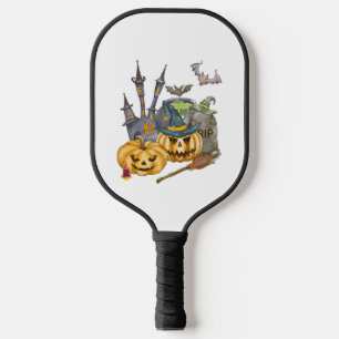Halloween Gift Shirt Nightmare Before Christmas  Pickleball Paddle