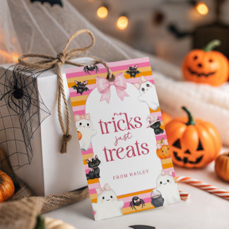 Halloween Gift Tag for Kids Trick or Treat Tag
