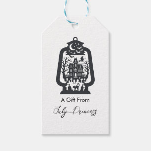 Halloween gift tags, personalised gift tags