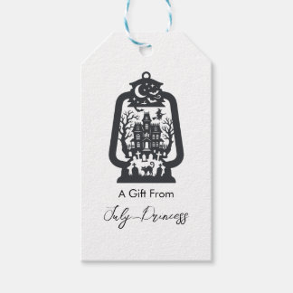 Halloween gift tags, personalised gift tags
