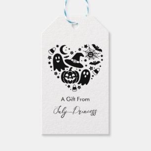 Halloween gift tags, personalised gift tags