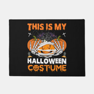 Halloween Gift This Is My Halloween Costume Doormat