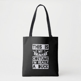 Halloween Gift This Is My Human Costume Im Really Tote Bag