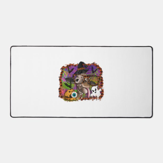 Halloween Giraffe Desk Mat (Front)