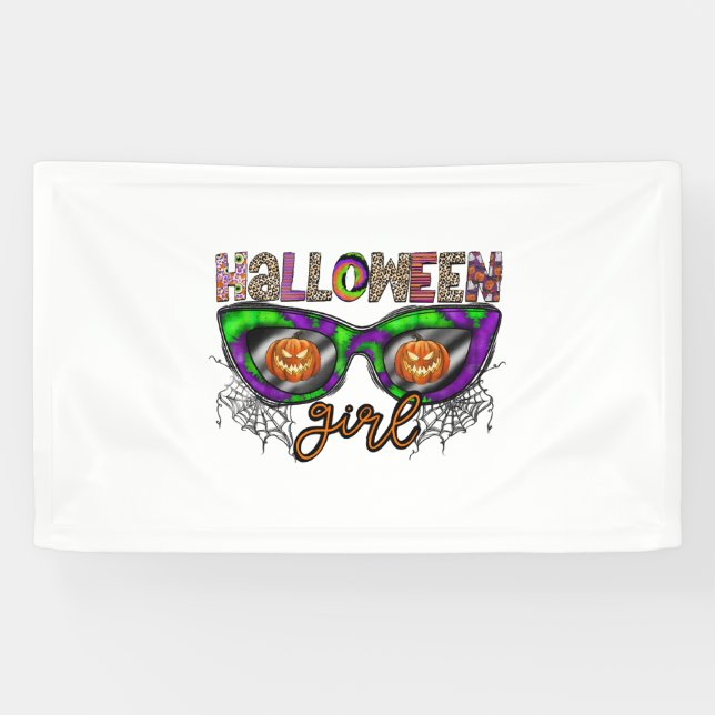 Halloween Girl Banner (Horizontal)