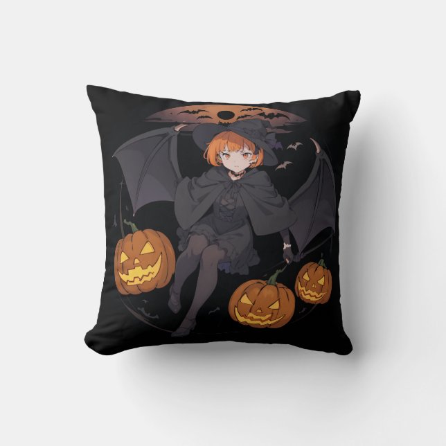 halloween girl cushion (Front)