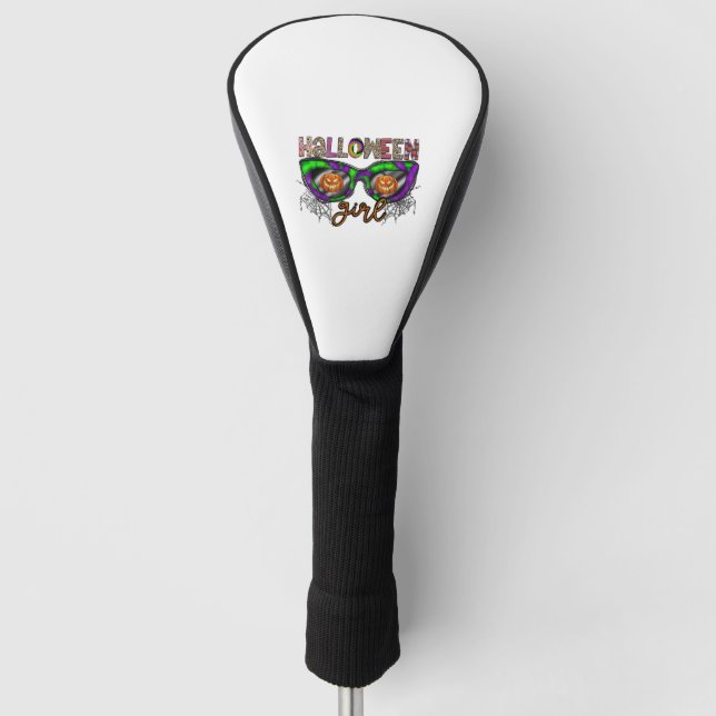 Halloween Girl Golf Head Cover (Front)
