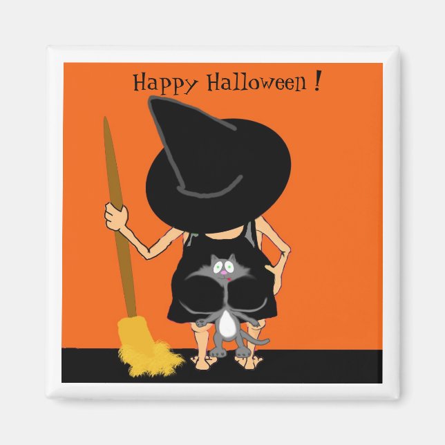 halloween gladys magnet (Front)