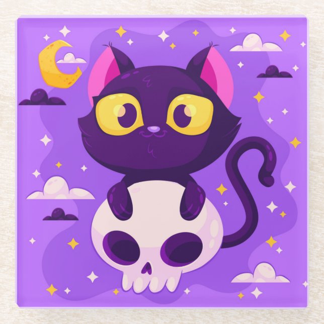Halloween Glass Coaster (Front)