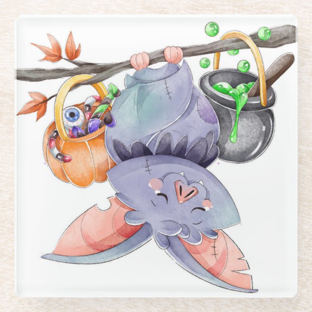 Halloween Glass Coaster (Front)