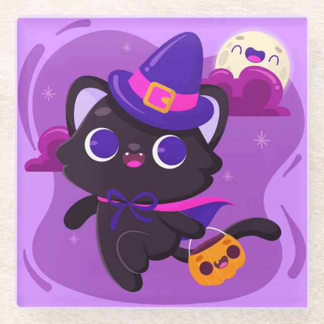 Halloween Glass Coaster (Front)