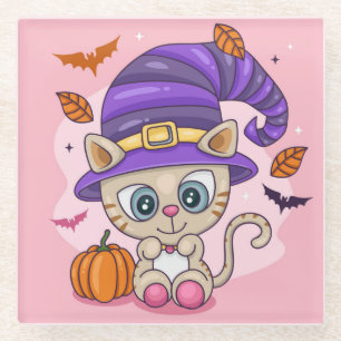 Halloween Glass Coaster
