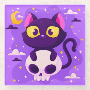 Halloween Glass Coaster