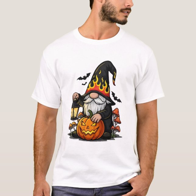 Halloween Gnome Basic T-Shirt (Front)