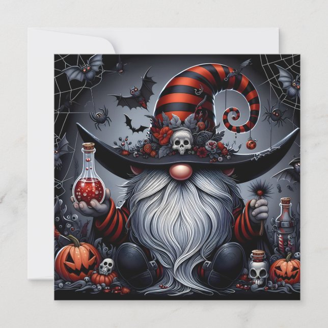 Halloween Gnome Card (Front)