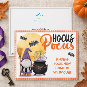 Halloween Gnome Customer Pop By Holiday Card