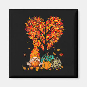 Halloween Gnome Cute Autumn Pumpkin Fall Holiday W Magnet