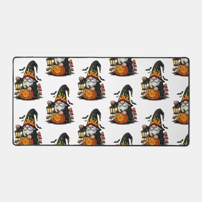 Halloween Gnome Desk Mat (Front)