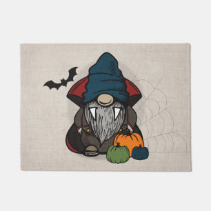 Halloween Gnome Dracula Doormat