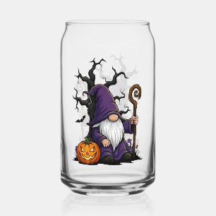 Halloween Gnome Drinkware Set Can Glass