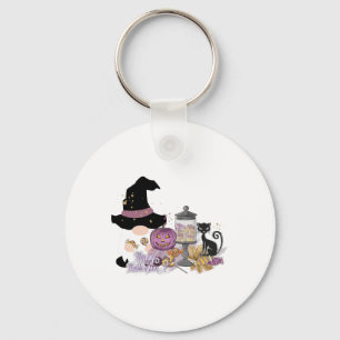 Halloween Gnome Fall Autumn Thanksgiving Halloween Key Ring