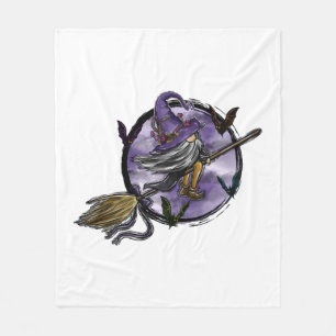 Halloween Gnome Fleece Blanket