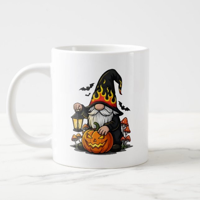 Halloween Gnome Jumbo Speciality Mug (Left)