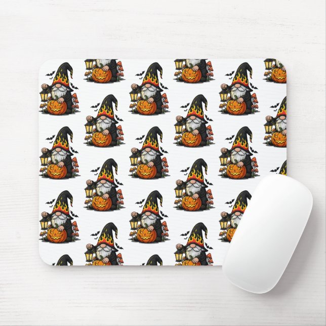 Halloween Gnome Mousepad (With Mouse)