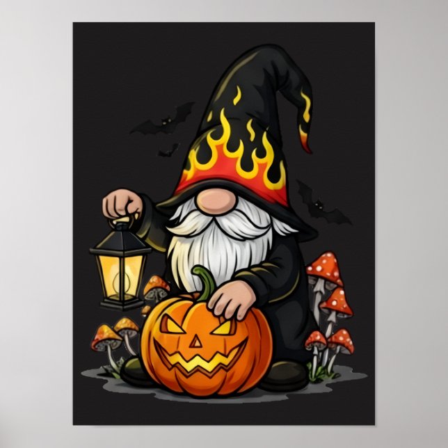 Halloween Gnome Poster (Front)