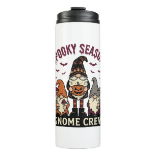 Halloween Gnome Shirt Spooky Gnome Crew Vintage De Thermal Tumbler
