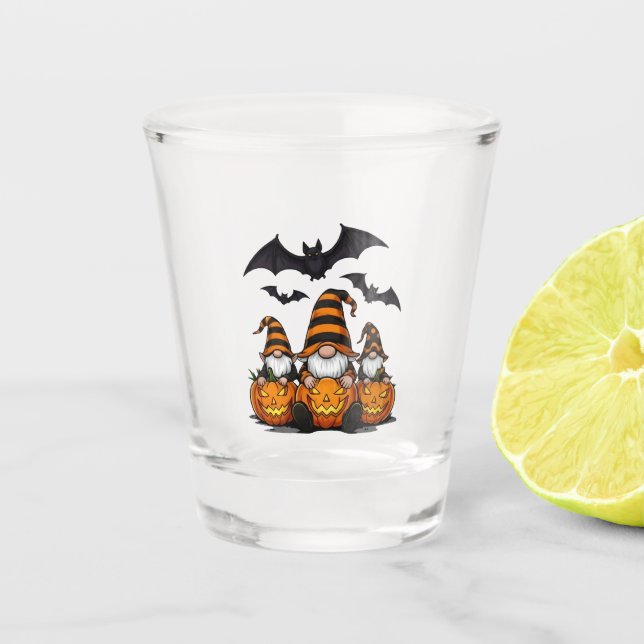 Halloween Gnome Shot Glass (Front)