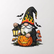 Halloween Gnome Wall Decal