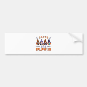 Halloween Gnomes Bumper Sticker