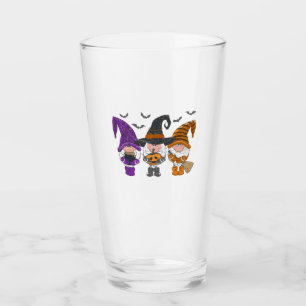 Halloween Gnomes Cute Autumn Glass
