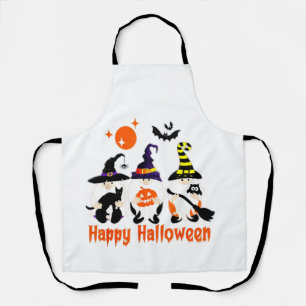 Halloween Gnomes Cute Autumn Pumpkin Fall Apron