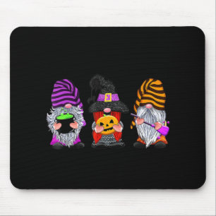 Halloween Gnomes Cute Autumn Pumpkin Fall Fun Holi Mouse Pad