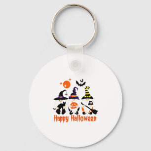 Halloween Gnomes Cute Autumn Pumpkin Fall Key Ring