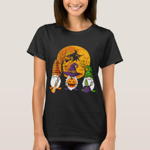 Halloween Gnomes Cute Autumn Pumpkin Fall Knomes T-Shirt